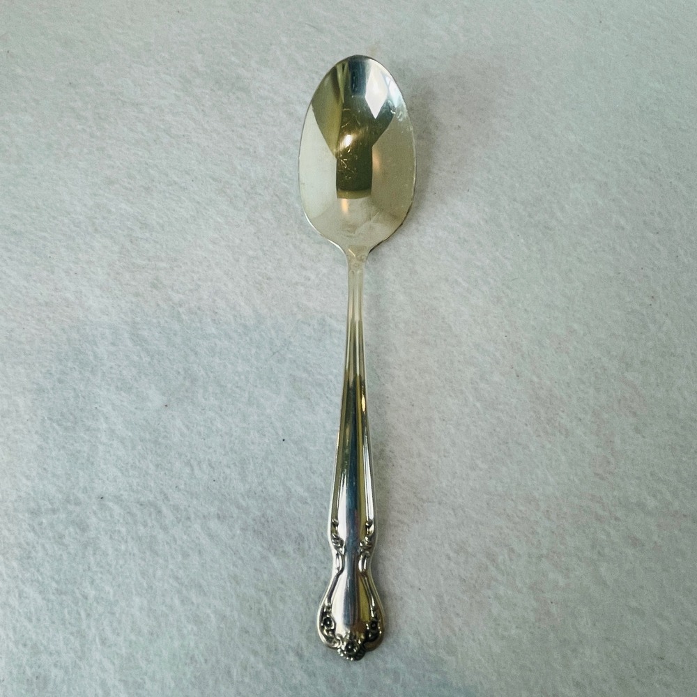 Rogers Brothers Silverplate Teaspoon Reinforced Plate IS Floral 6 Inch